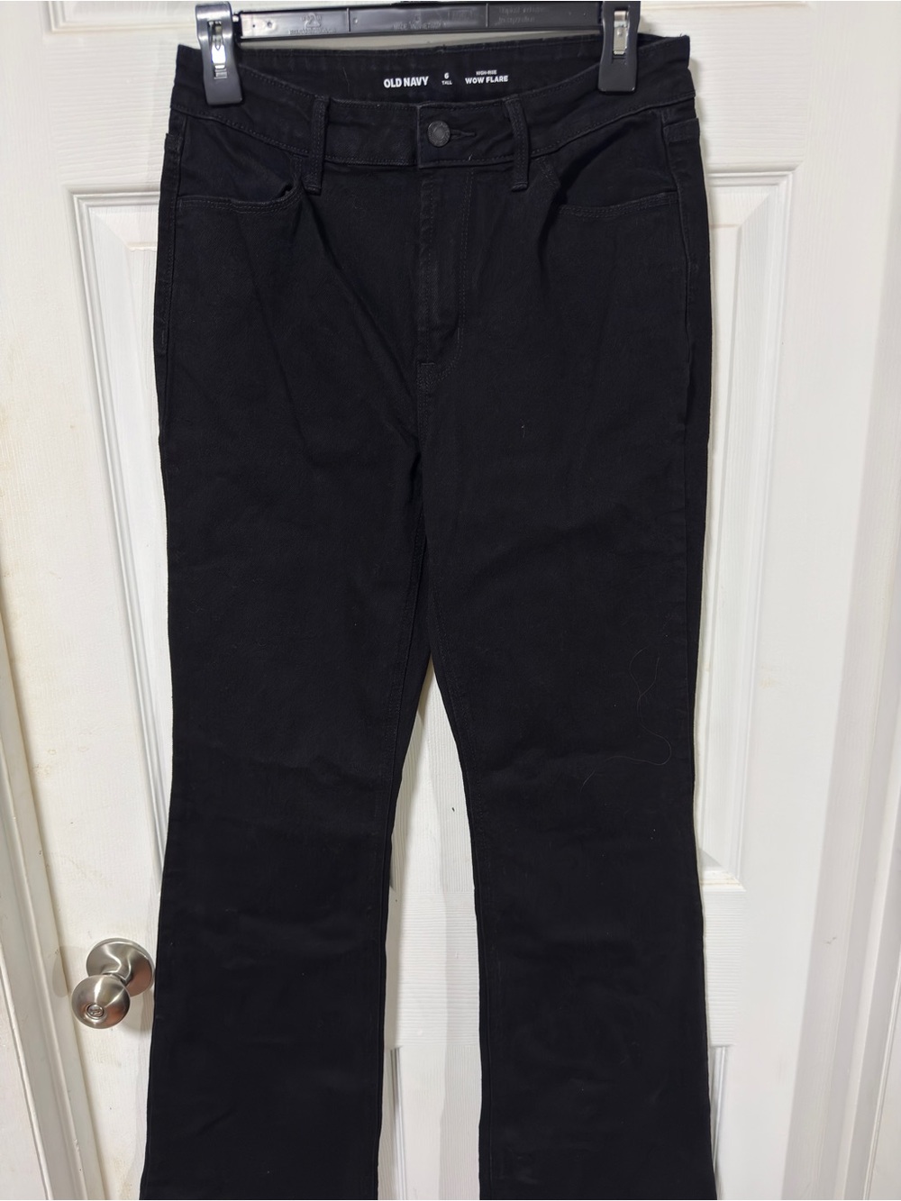 Old Navy Black High Rise WOW Flare Jeans - Women's